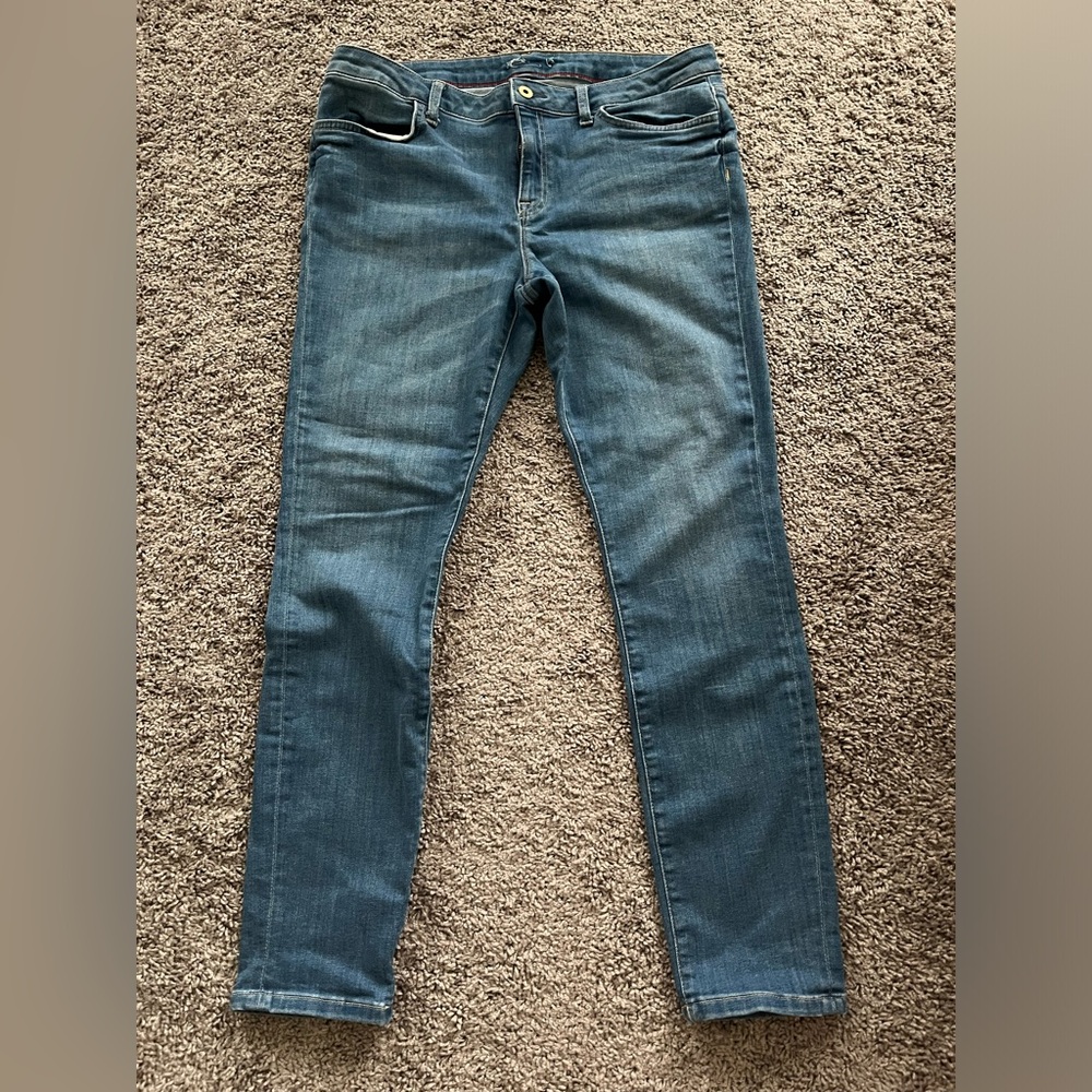 Tommy Hilfiger denim jean leggings soft stretchy comfy cute Size 14